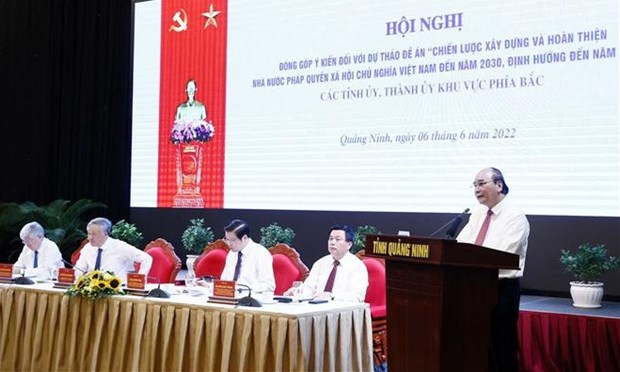 Workshop gathers opinions on law-governed socialist state building project hinh anh 1