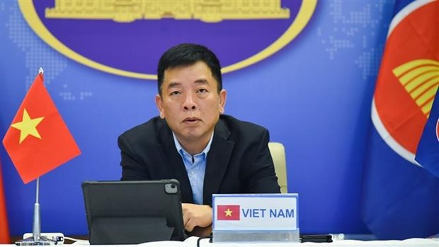 Vietnam attends ASEAN SOM via teleconference hinh anh 1