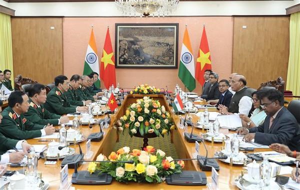 Vietnam, India agree to foster defence partnership hinh anh 2