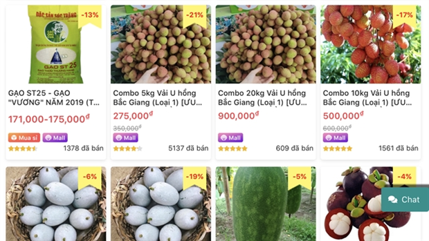 Provinces turn to e-commerce to sell agricultural produce hinh anh 1