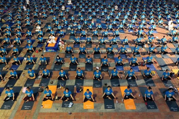 Int’l Day of Yoga marked with Da Nang, Binh Thuan events hinh anh 1