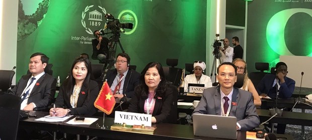 NA delegation joins IPU Global Conference of Young Parliamentarians in Egypt hinh anh 1