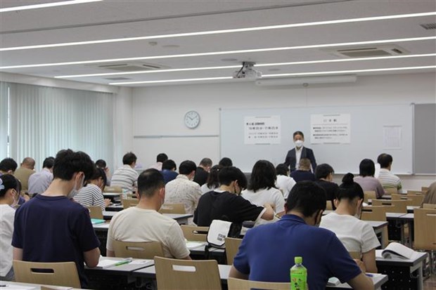 Number of Japanese joining Vietnamese-language test makes record hinh anh 1