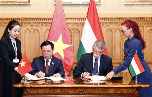 Vietnamese, Hungarian top legislators hold talks hinh anh 3
