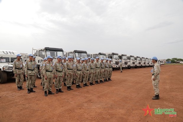 Vietnam's first peacekeeping engineering unit promptly set to work in Abyei hinh anh 2