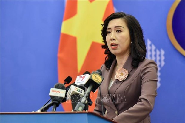 Vietnam opposes and demands Taiwan to cancel live-fire drills on Ba Binh island hinh anh 1