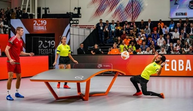 Teqball demonstration sport listed for SEA Games 32 hinh anh 1