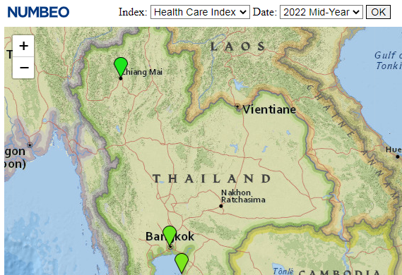 Thai cities top healthcare index mid-2022 hinh anh 1