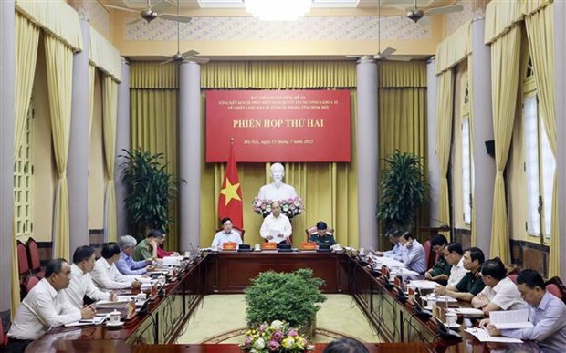 President requires thorough summary of 10-year implementation of Fatherland protection strategy hinh anh 1
