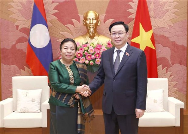 Vietnamese NA willing to support Laos in personnel training: Top legislator hinh anh 1