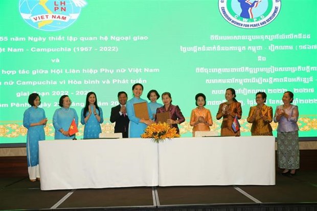 Women’s associations of Vietnam, Cambodia foster cooperation hinh anh 1