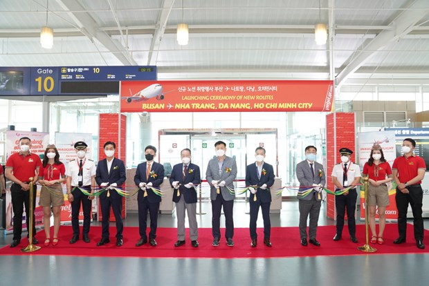 Vietjet inaugurates more routes between Vietnam and RoK hinh anh 1