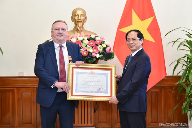 Hungarian Ambassador to Vietnam honoured with Friendship Order hinh anh 1