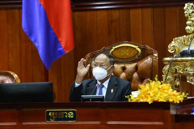 Cambodian parliament passes draft Constitution hinh anh 1