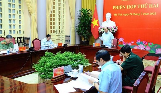 President chairs national defence and security council meeting hinh anh 1