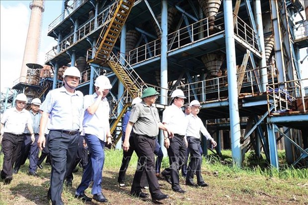 PM inspects stagnant steel project in Thai Nguyen hinh anh 1