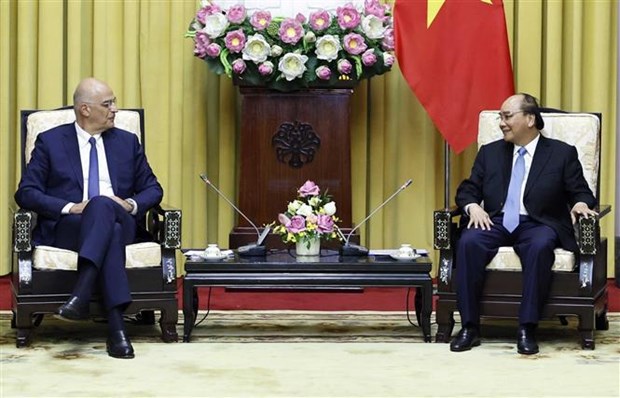 President suggests Vietnam, Greece forge cooperation in different fields hinh anh 1