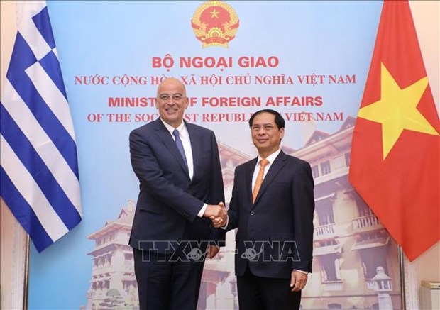 Vietnamese, Greek FMs hold talks hinh anh 1