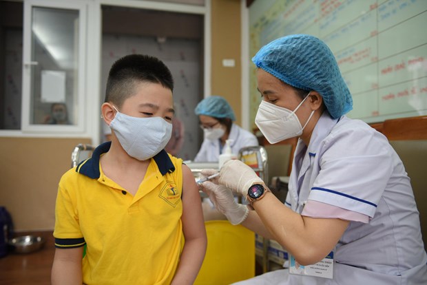 HCM City accelerates COVID-19 vaccination for children hinh anh 1