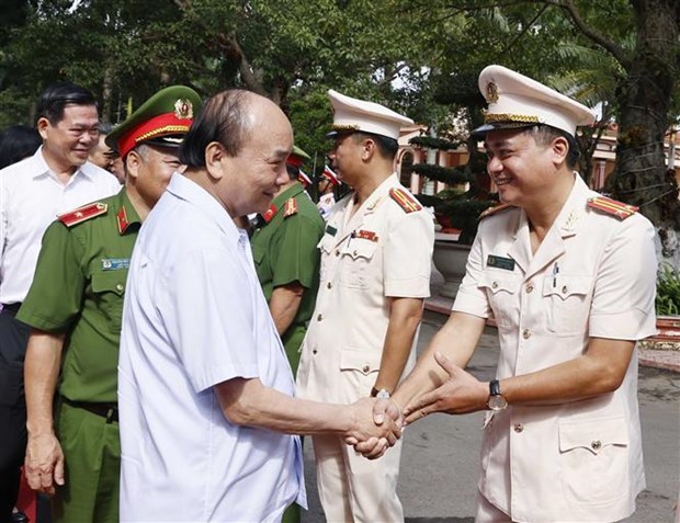 President inspects special amnesty work in Dong Nai hinh anh 1