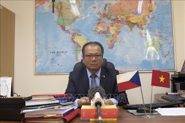Vietnamese Embassy in Czech Republic active in addressing new passport-related issues hinh anh 1