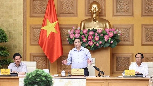 PM asks for solutions to speed up national key transport projects hinh anh 1