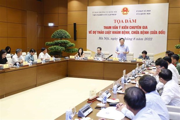 NA Chairman attends consulting conference on draft revised medical law hinh anh 1