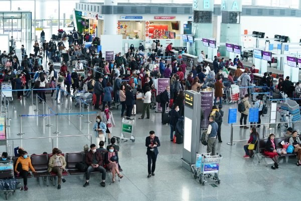 Air passengers reach record number in July hinh anh 1
