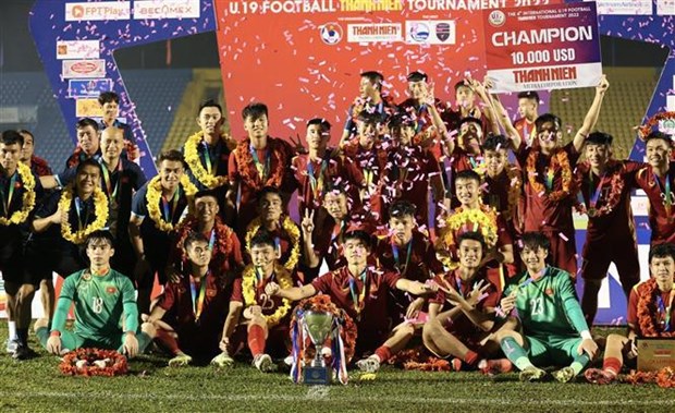 Vietnam win int’l U19 football tournament hinh anh 1