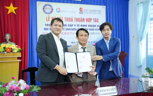Japanese group helps Ninh Thuan train medical students hinh anh 1