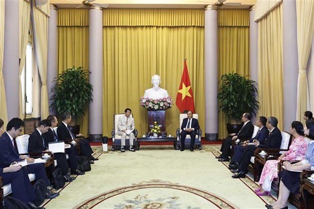 President hosts former Special Ambassador for Vietnam-Japan hinh anh 2