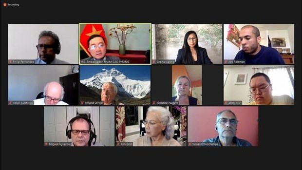 Webinar marks Vietnam’s National Day in Canada hinh anh 1
