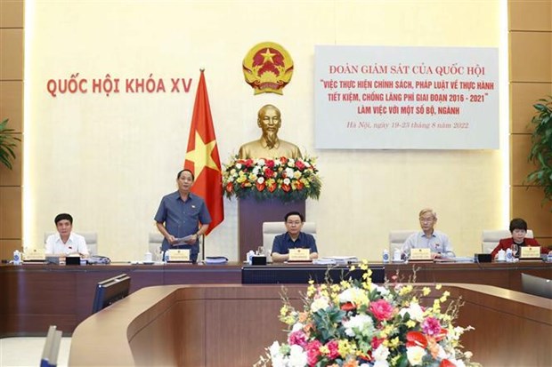 NA delegation meets Finance Ministry to discuss thrift practice hinh anh 1