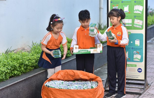 New initiative to recycle 3,000 tonnes of cartons hinh anh 1