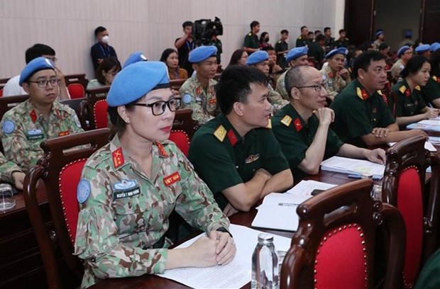 Vietnamese peacekeepers highly valued by int’l community: official hinh anh 1