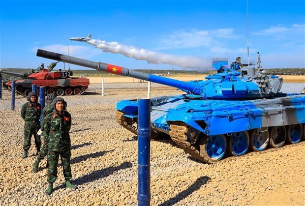 Vietnam’s tank team finish 4th in Army Games semifinals hinh anh 1