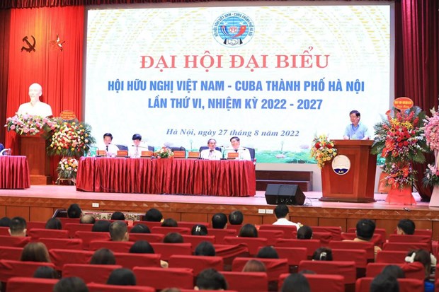 Asociación de Amistad Vietnam-Cuba de Hanoi realiza VI congreso hinh anh 1