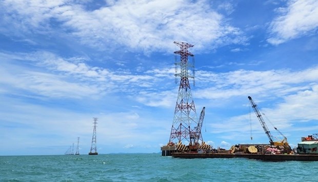 Southeast Asia’s longest 220kV offshore power line to be operational next month hinh anh 1