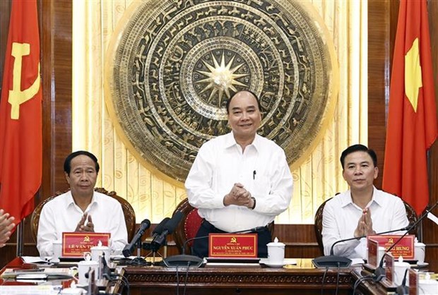President asks Thanh Hoa to make comprehensive breakthroughs hinh anh 1