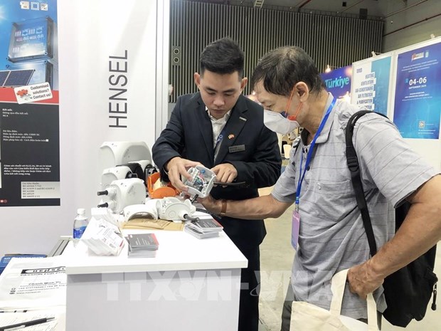 Power, maritime expos underway in HCM City hinh anh 1