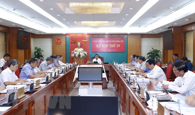 Party Central Inspection Commission convenes 19th session hinh anh 1