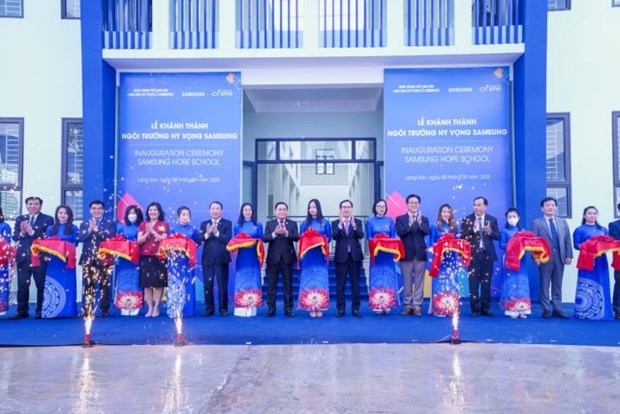 Samsung Vietnam inaugurates Hope School in Lang Son hinh anh 1