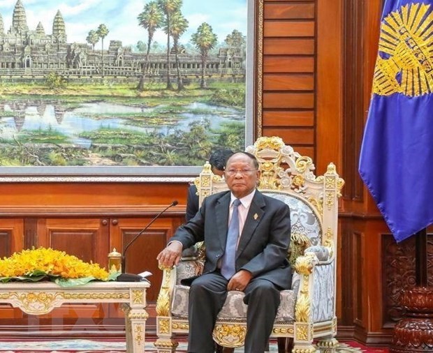 Vietnam visit by Cambodian NA President - important event in Friendship Year hinh anh 1
