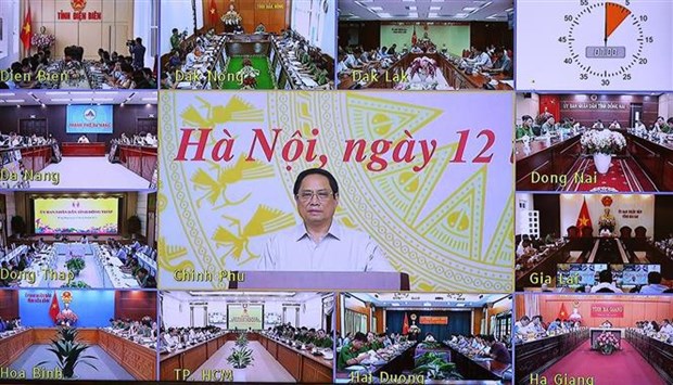 National teleconference talks fire prevention, control hinh anh 2