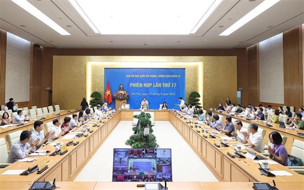 PM chairs national meeting on COVID-19 prevention, control hinh anh 2