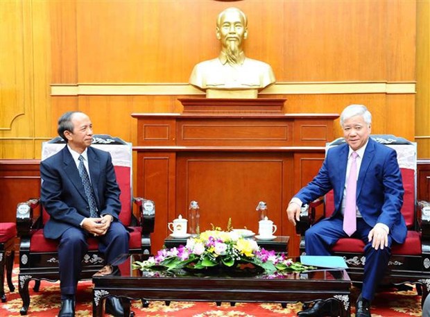 Vietnamese, Lao fronts eye stronger cooperation hinh anh 1