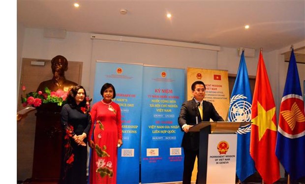 Vietnam’s National Day marked in Geneva hinh anh 1