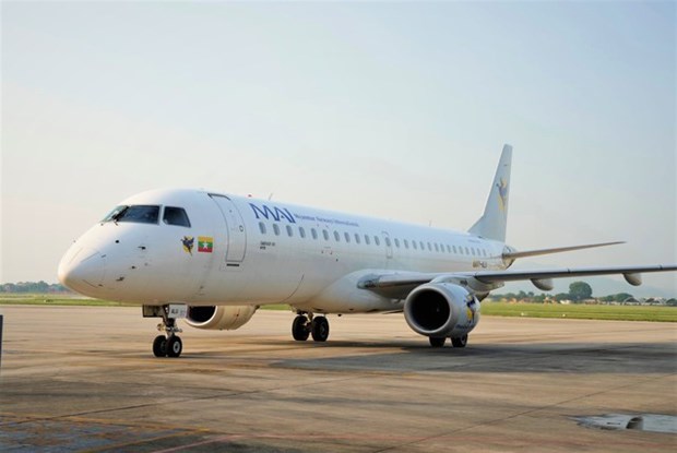 Myanmar Airways International launches first flight to Noi Bai hinh anh 1