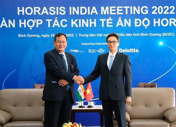 Deputy PM Vu Duc Dam welcomes Indian Minister of State for External Affairs hinh anh 1