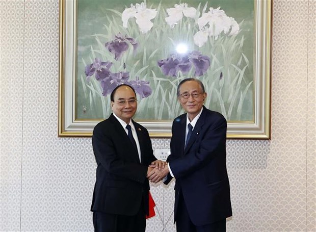 President meets with Speaker of Japanese House of Representatives hinh anh 1